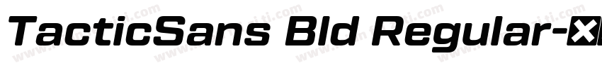 TacticSans Bld Regular字体转换